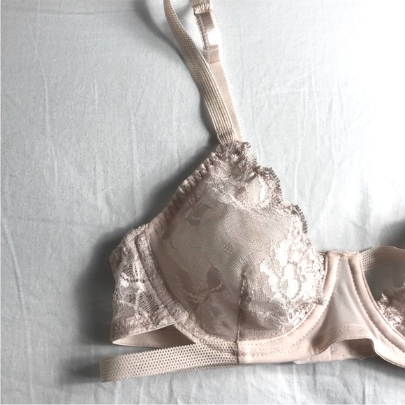 Free People | “Dream of Me” Pastel Rose Lace Bra - Picture 4 of 5